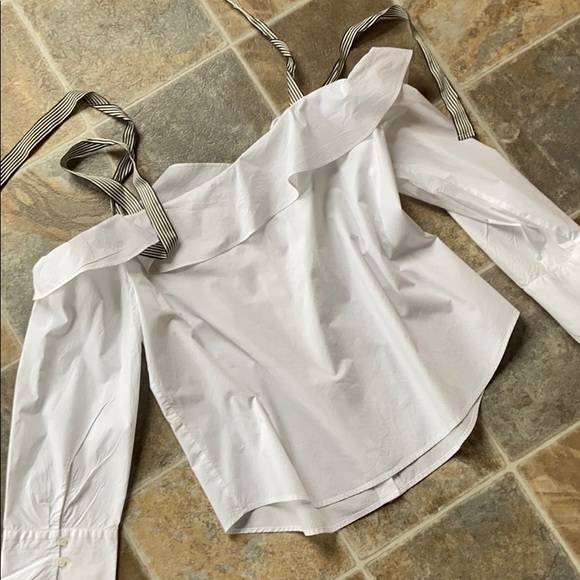 J Crew off the shoulder top - Picture 6 of 7